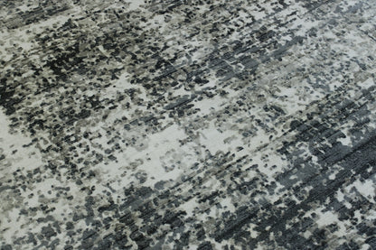 Modern Abstract Design Viscose Hand Loom Rug 5.0X8.0 - w5129