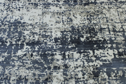 Modern Abstract Design Viscose Hand Loom Rug 5.0X8.0 - w5132