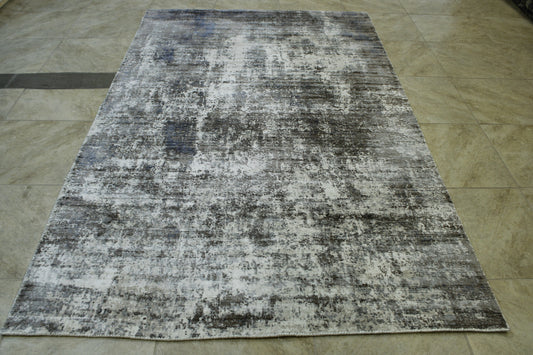 Modern Abstract Design Viscose Hand Loom Rug 5.0X8.0 - w5141