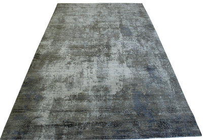 Modern Abstract Design Viscose Hand Loom Rug 5.0X8.0 - w5141