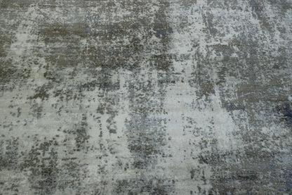 Modern Abstract Design Viscose Hand Loom Rug 5.0X8.0 - w5141