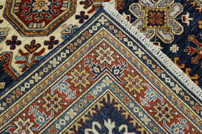 Tribal Super Fine Kazak Wool Hand Knotted Rug 5.0X8.0 - w3056