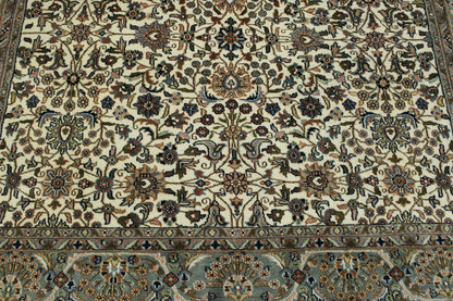 Traditional Mir Design Wool Hand Knotted Rug 5.0X8.0 - w2257