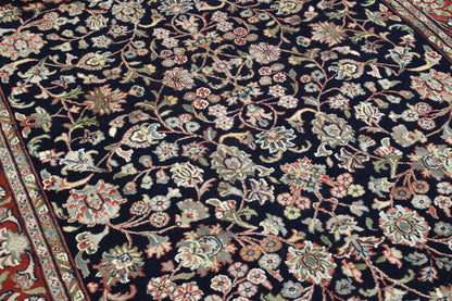 Traditional Mahal Design Wool Hand Knotted Rug 5.0X8.0 - W2256