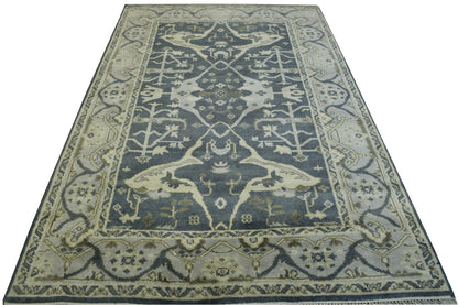 Oushak Zigler Wool Hand Knotted Rug 5.0X8.0 - w20343