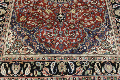 Traditional Fine Qum Wool Hand Knotted Rug 5.0X8.0 - w2258