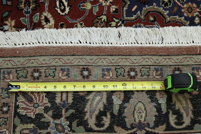 Traditional Fine Qum Wool Hand Knotted Rug 5.0X8.0 - w2258