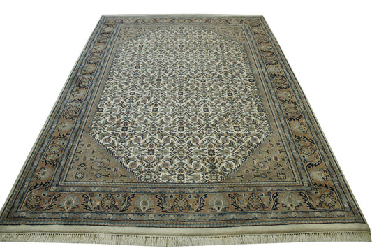 Traditional Fine Bidjar Wool Hand Knotted Rug 5.0X8.0 - W2262