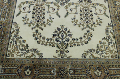 Traditional Farahan Design Wool Hand Knotted Rug 5.0X8.0 - w2199