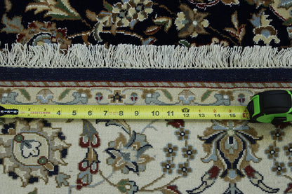 Traditional Fine Nain Wool Hand Knotted Rug 5.0X8.0 - w20239