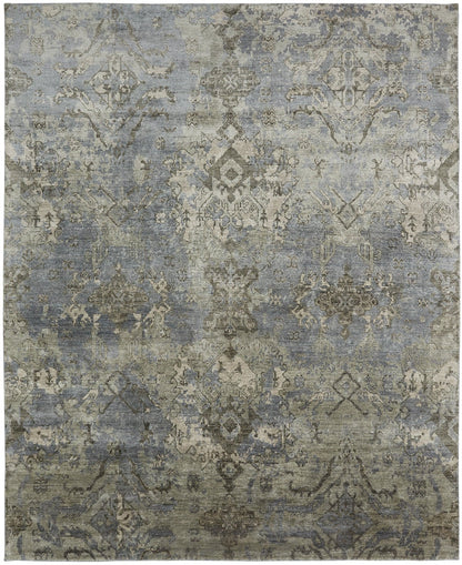Hand Knotted Silk Transitional Rug KML1600