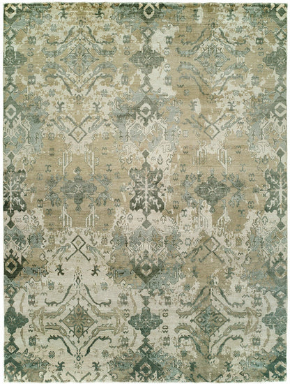Hand Knotted Silk Transitional Rug KML1610