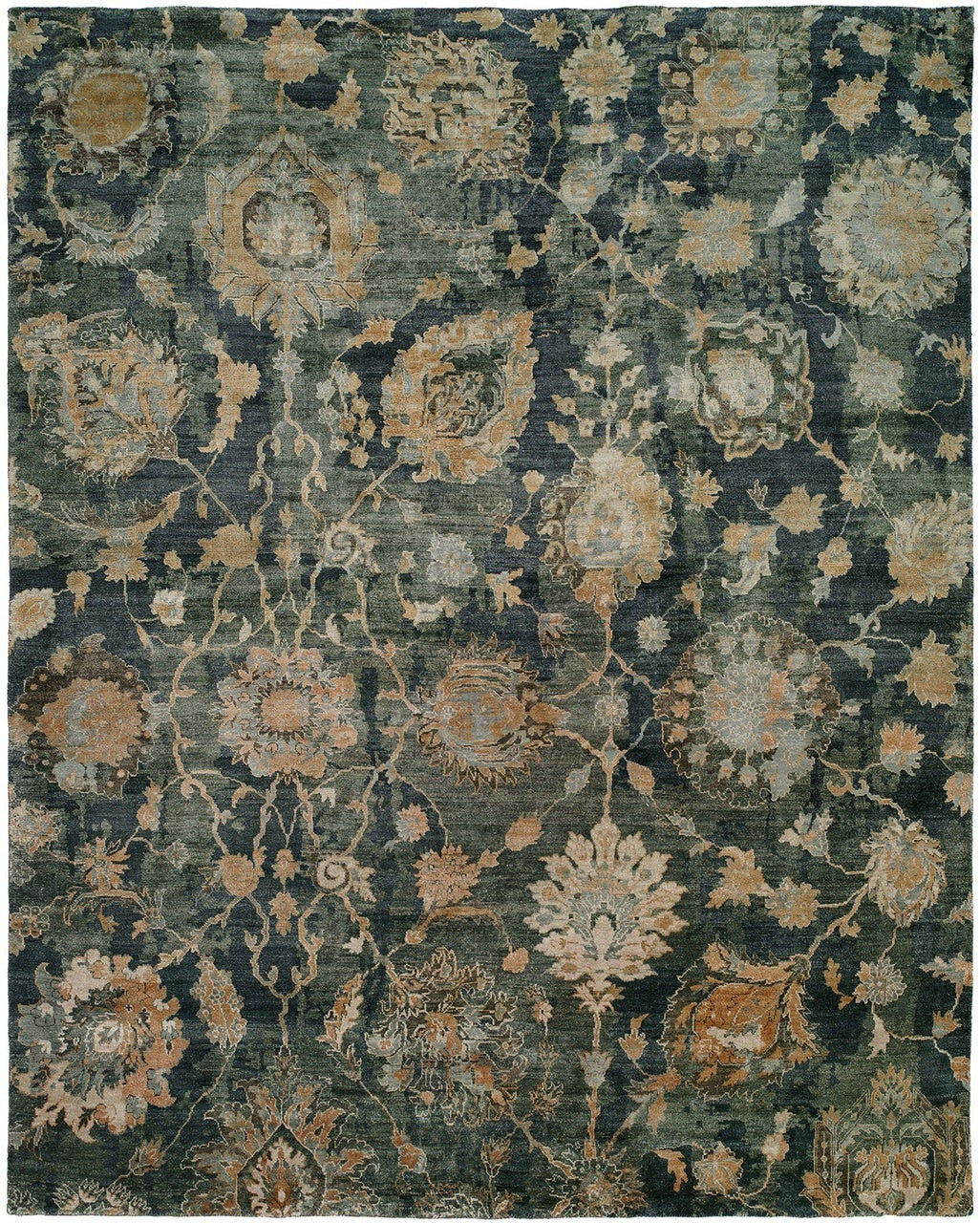 Hand Knotted Silk Transitional Rug KML1640
