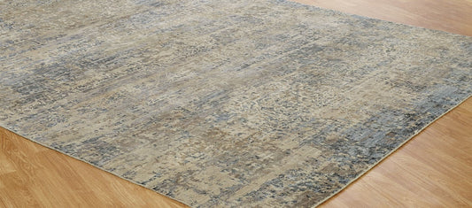 Hand Knotted Silk Transitional Rug KML1710