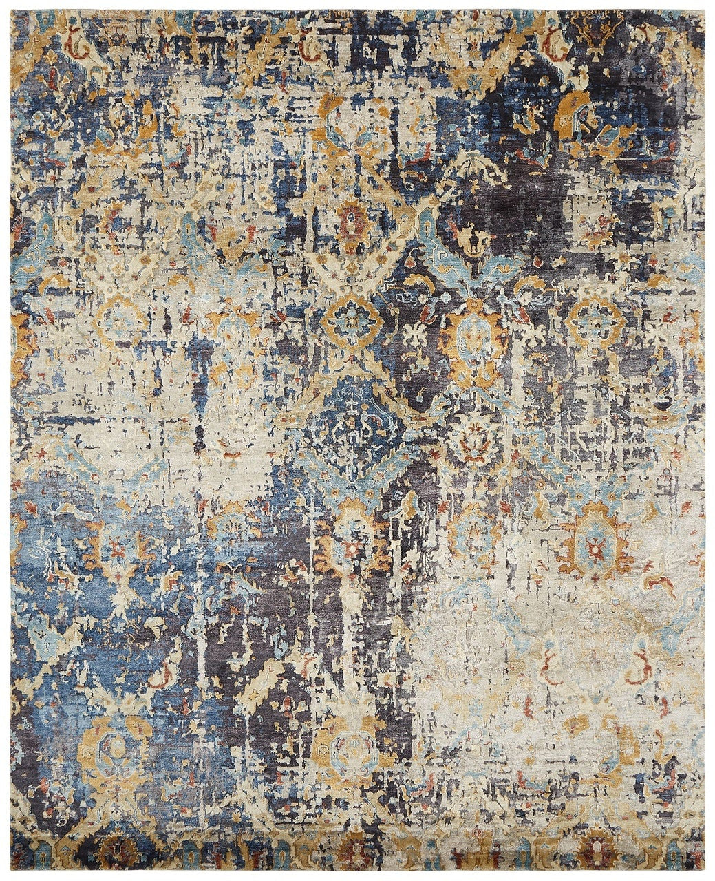 Hand Knotted Silk Transitional Rug KML1720
