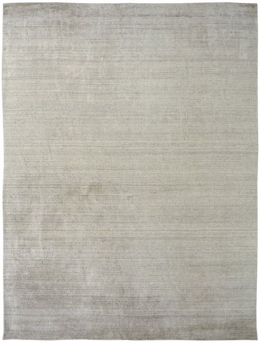 Hand Loom Wool & Silk Transitional Rug KMN5370