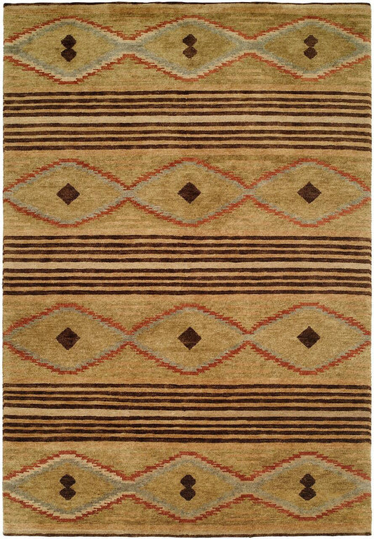 Hand Knotted Wool Southwest/Tribal Rug KMV6920