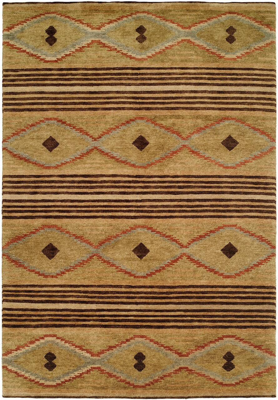 Hand Knotted Wool Southwest/Tribal Rug KMV6920