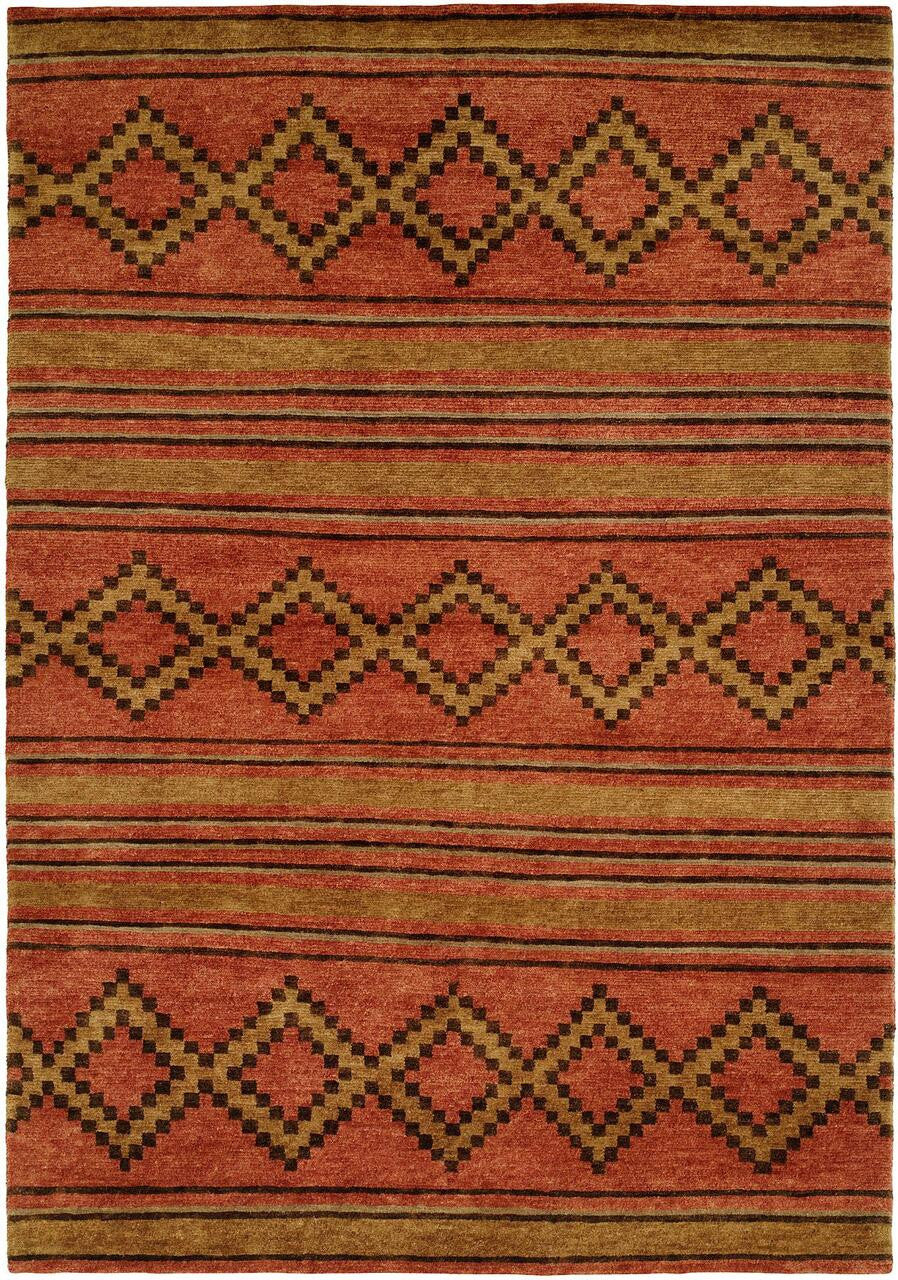 Hand Knotted Wool Southwest/Tribal Rug KMV6930