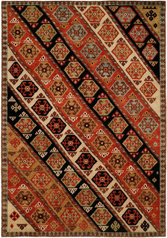 Hand Knotted Wool Southwest/Tribal Rug KMV6940