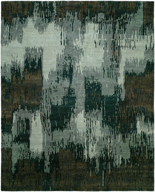 Hand Knotted Wool Modern Rug KND3060 KND3060 physical All Rugs New