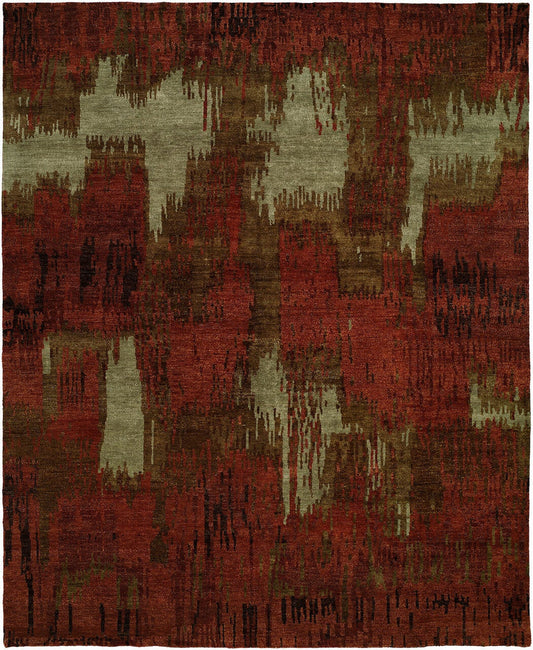 Hand Knotted Wool Modern Rug KND3070