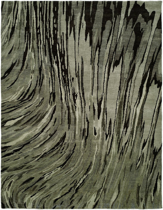 Hand Knotted Wool Modern Rug KND3080