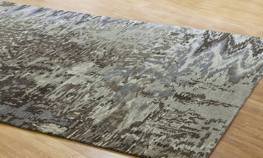 Hand Knotted Wool Modern Rug KND3190