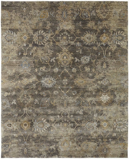Hand Knotted Wool Transitional Rug KOB0850