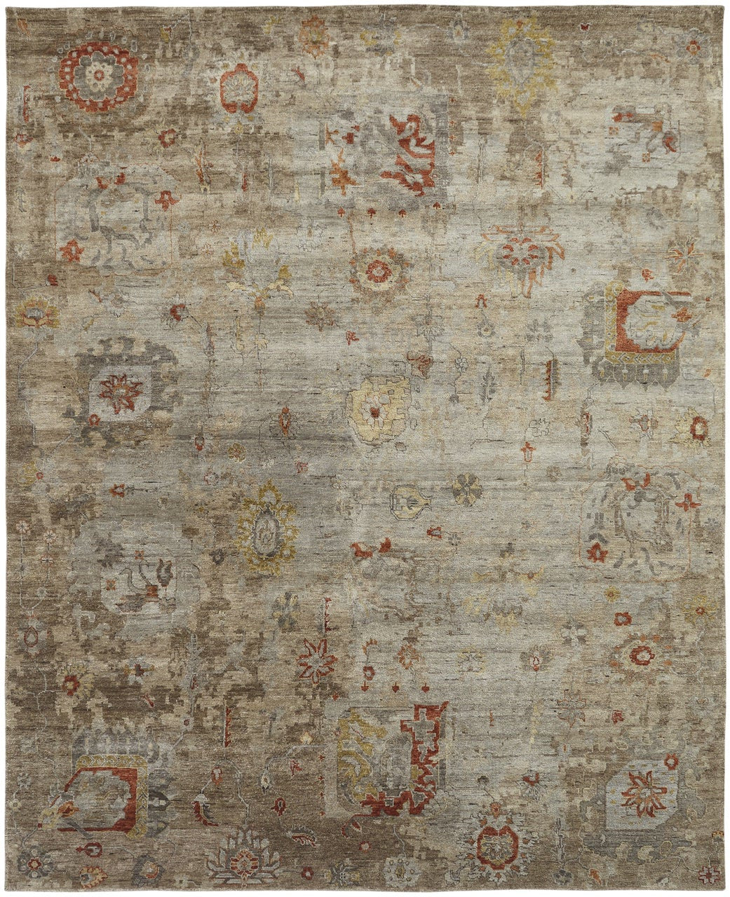 Hand Knotted Wool Transitional Rug KOB0860