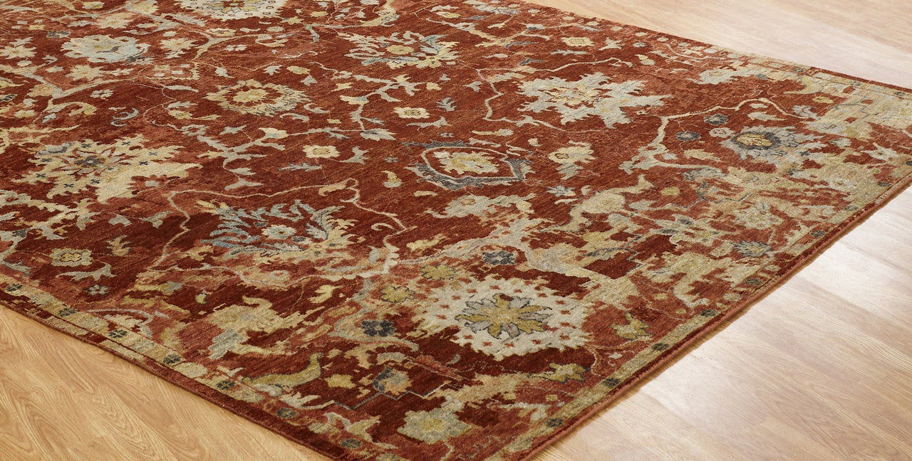 Hand Knotted Wool Transitional Rug KOB0880
