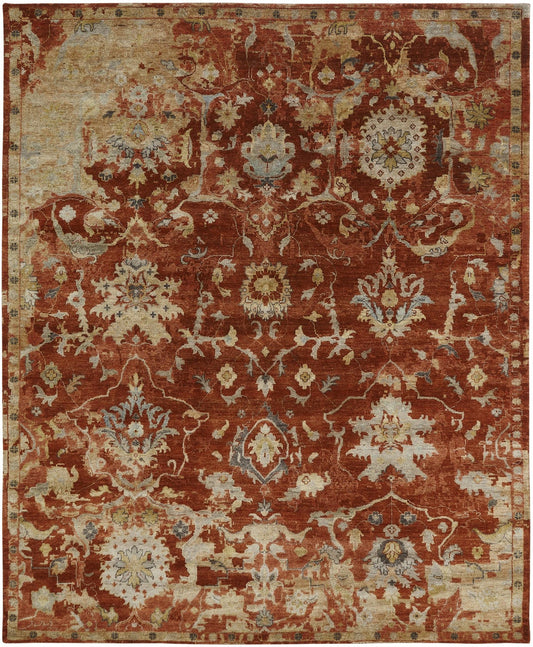 Hand Knotted Wool Transitional Rug KOB0880