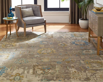 Hand Knotted Wool Transitional Rug KOB0890