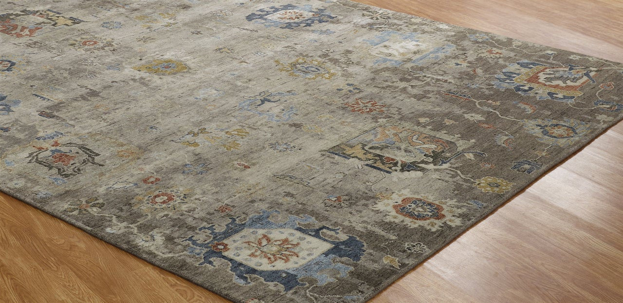 Hand Knotted Wool Transitional Rug KOB0900