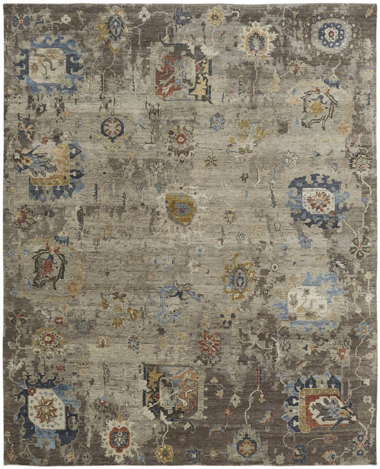 Hand Knotted Wool Transitional Rug KOB0900