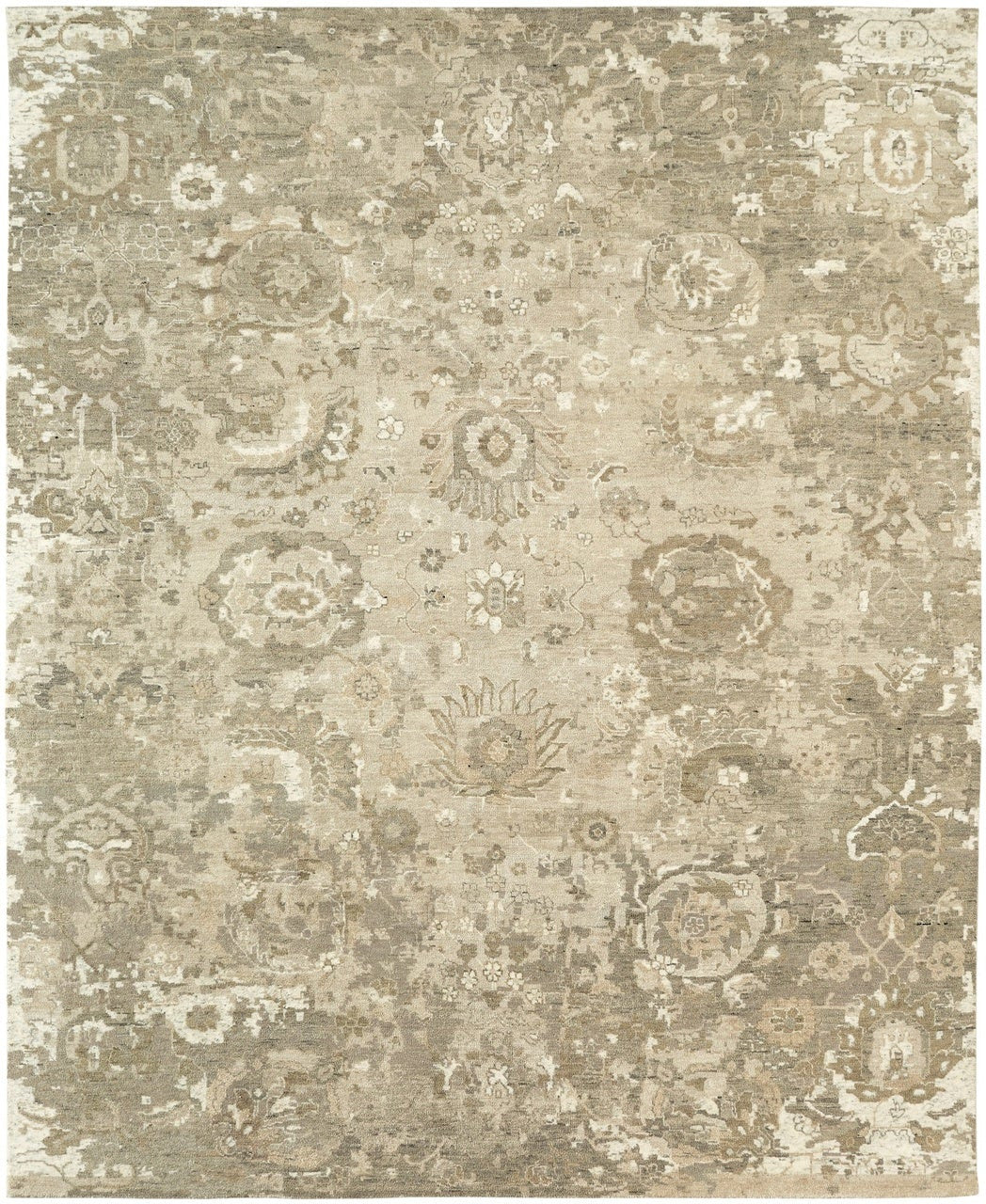 Hand Knotted Wool Transitional Rug KOB0940