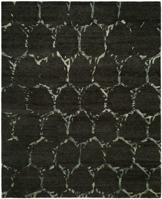Hand Knotted Wool & Silk Modern Classic/Fade Rug KOR7700