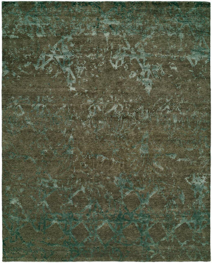 Hand Knotted Wool & Silk Modern Classic/Fade Rug KOR7720