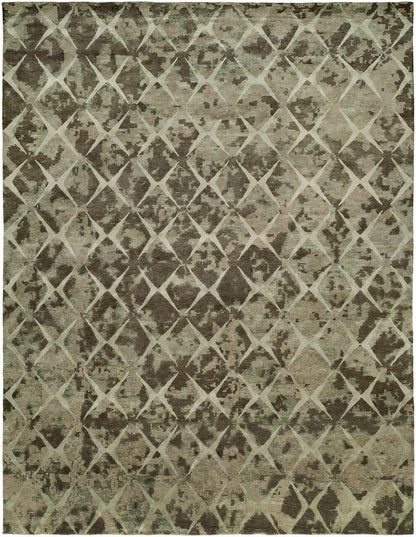 Hand Knotted Wool & Silk Classic/Fade Transitional Rug KOR7730