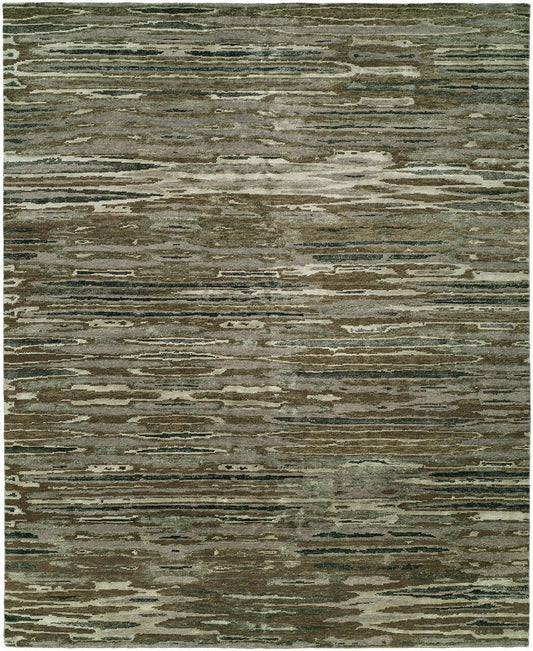 Hand Knotted Wool & Silk Classic/Fade Transitional Rug KOR7740