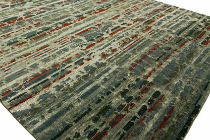 Hand Knotted Wool & Silk Classic/Fade Transitional Rug KOR7750