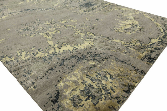 Hand Knotted Wool & Silk Classic/Fade Modern Rug KOR7760