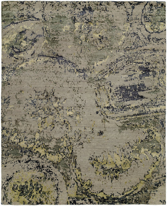 Hand Knotted Wool & Silk Classic/Fade Modern Rug KOR7760