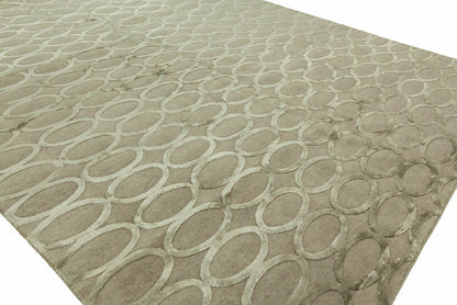 Hand Knotted Wool & Silk Classic/Fade Transitional Rug KOR7770