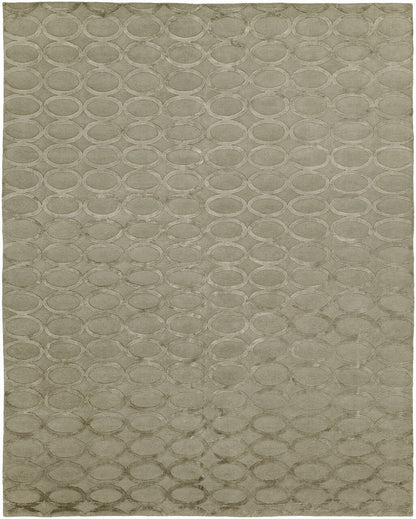 Hand Knotted Wool & Silk Classic/Fade Transitional Rug KOR7770