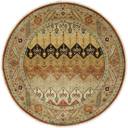 Hand Knotted Wool Tribal Rug KOU4500