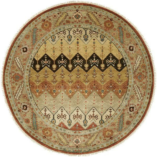 Hand Knotted Wool Tribal Rug KOU4500
