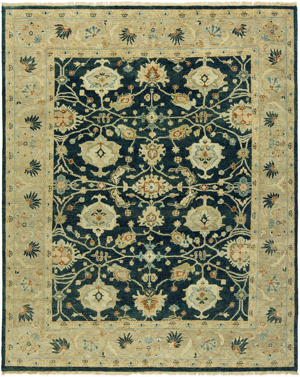 Hand Knotted Wool Traditional Rug KOU4640