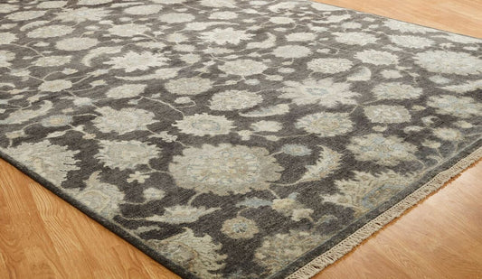 Hand Knotted Wool Transitional Rug KOU4700