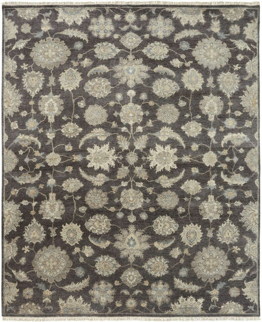 Hand Knotted Wool Transitional Rug KOU4700
